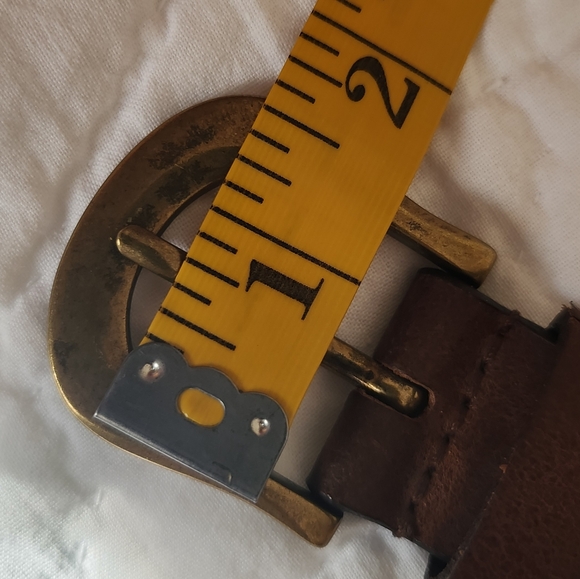 Genuine Leather Embroidered Belt Size L - Picture 11 of 14